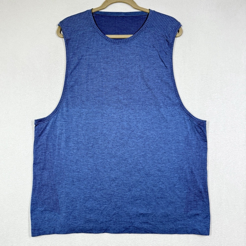 Lululemon Metal Vent Tech Tank Top Shirt Men XXL Active Workout Gym Training 2XL